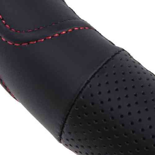 Чохол на кермо VLOD-L283 чорний-червоний, перфорована шкіра, розмір L Харків