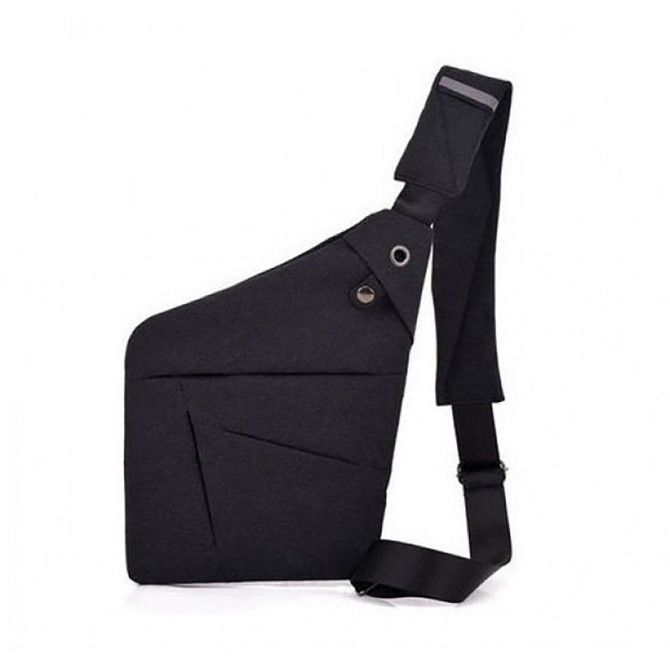Чоловіча сумка-месенджер Cross Body Чорна 4634 Київ - фото 3