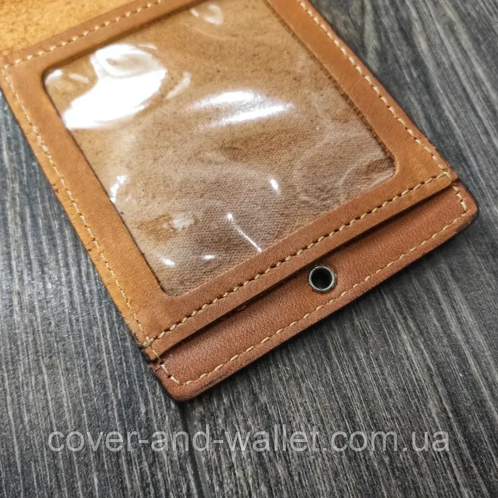 Універсальна обкладинка з гладкої глянсової шкіри "Посвідчення Україна" Київ - фото 6