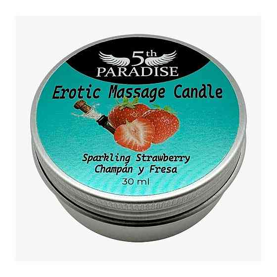 Арома свеча Erotic Massage Candle Sparkling Strawberry 30ml Sex Aura Киев