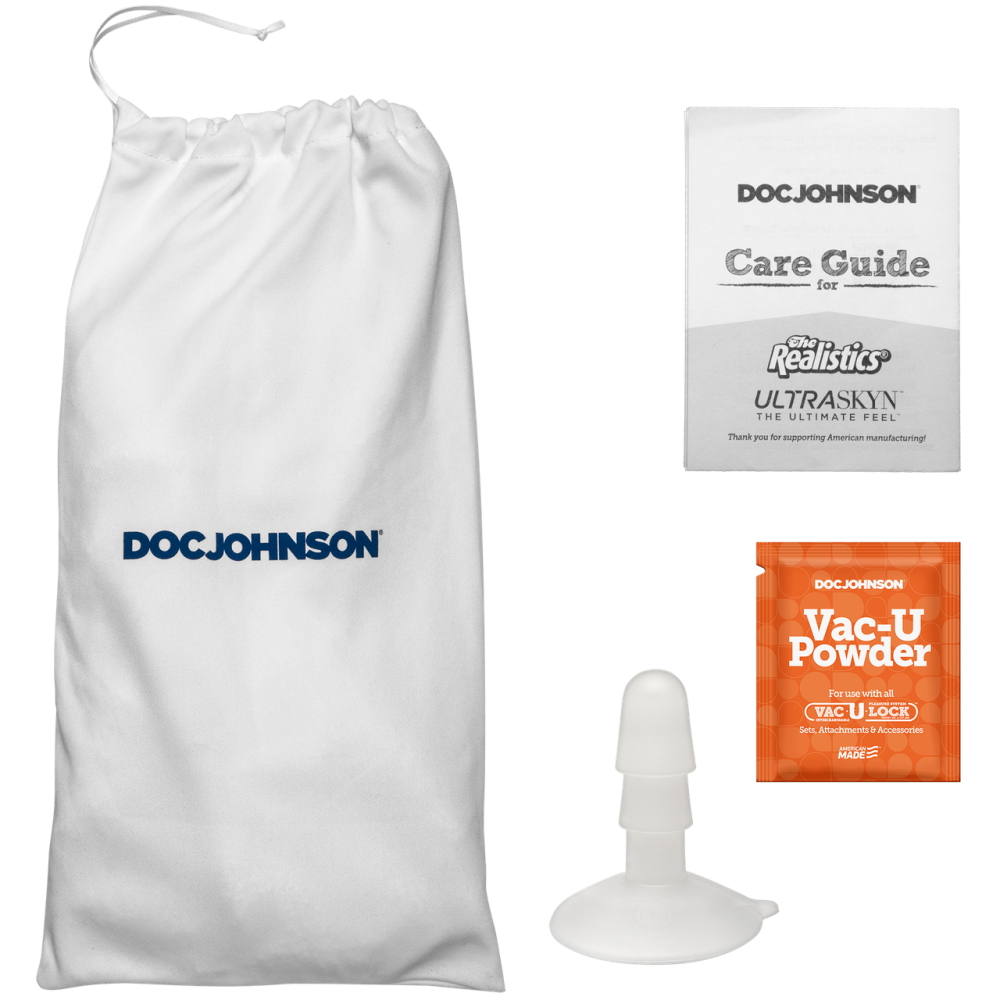 Фалоімітатор Doc Johnson The Realistic Cock ULTRASKYN - 9 Inch Chocolate Sex Aura Київ - фото 7