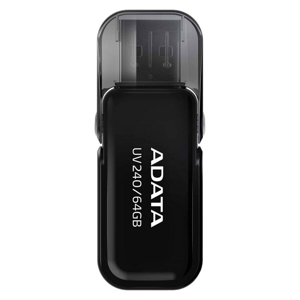 Флешка A-DATA USB накопичувач 2.0 AUV 240 64Gb, колір чорний AUV240-64G-RBK Одеса - фото 1