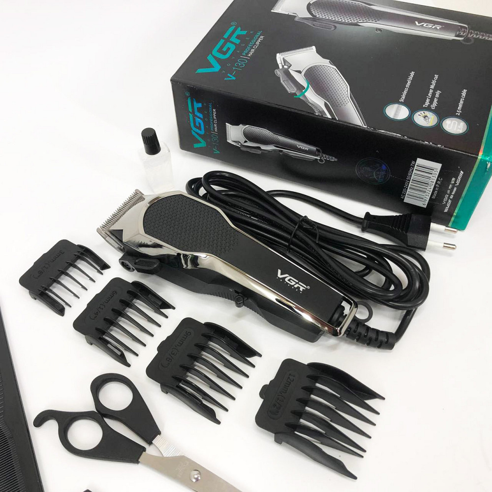Тример для самостійної стрижки волосся VGR, Машинка для стрижки волосся з універсальним живленням MP-30 Львів - фото 6