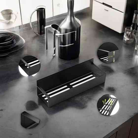 Пластиковые магнитные полки для специй и соусов, набор из 4 штук Каменец-Подольский