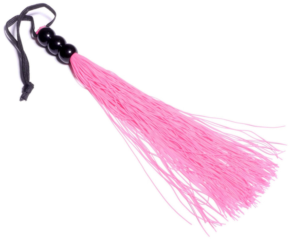 Силиконовый флогер ( длина 26 см ) Fetish Boss Series - Silicone Whip Pink 10