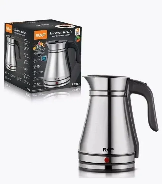 Електрочайник Domotec/RAF R-7963 1.5л 1500Вт, автоматичне відключення, захист від перегріву, поворот на 360 Одеса - фото 3