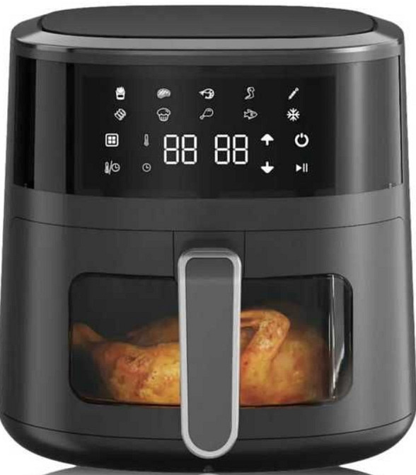 Аэрофритюрница аэрогриль Crownberg CB-5551 5л мультипечь. Киев - изображение 6