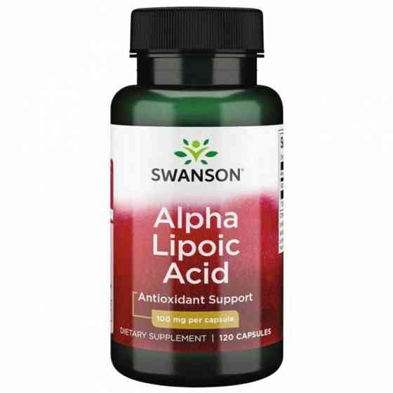 Альфа-ліпоєва кислота Swanson Alpha Lipoic Acid 100 mg 120 Caps Луцьк