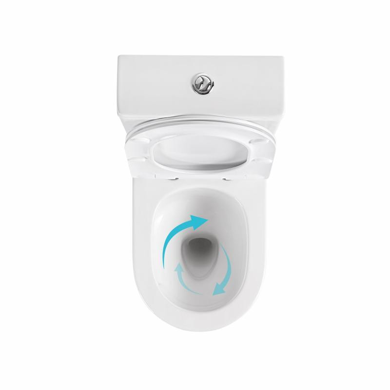 Унітаз підлоговий Qtap Dove Ultra Quiet 610×360×835 мм із сидінням Soft-close WHITE QTDOV27W51828 Київ - фото 6