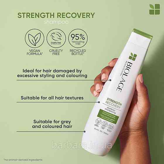 Biolage Strength Recovery Шампунь д/зміцнення  волосся Matrix Київ
