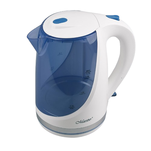 Електрочайник 1,7л 1850-2200W (диск) блакитний MR-044-BLUE Maestro Житомир