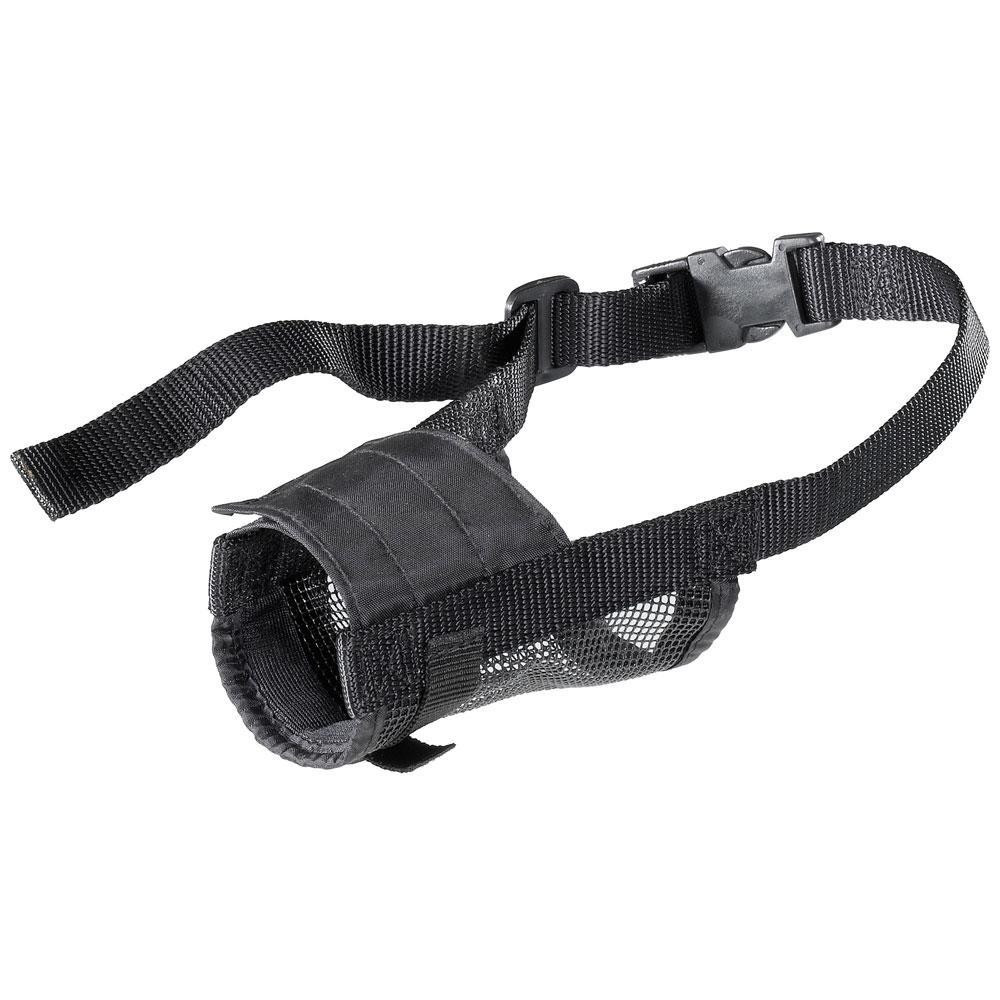 Регульований намордник з нейлонової сітки Ferplast Muzzle Net (Ферпласт Маз Ні) M - A: 35 he 55 см - B: 13 ae 24 см - C: 10,5 см Запоріжжя - фото 1