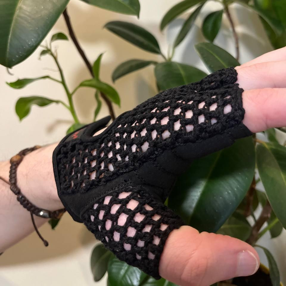 Спортивні рукавички для фітнесу та тренувань Рукавички для атлетики PowerPlay Чорний розмір L Київ - фото 5