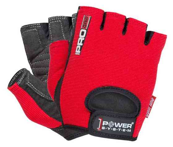 Рукавички для фітнесу Power System PS-2250 Pro Grip Red L Каменское