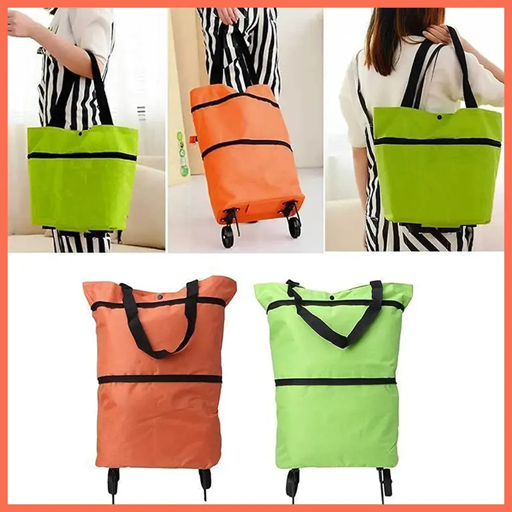 Складная сумка-тележка для покупок с колесами Коломыя - изображение 1