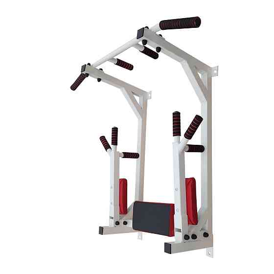 Турник брусья пресс стационарный ПРЕМИУМ 3 в 1 со сложными брусьями Спортивные стенки и турники для дома Киев