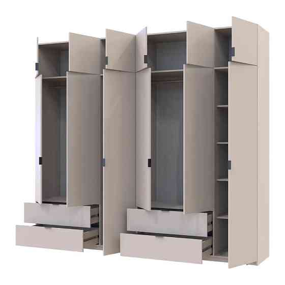 Шкаф для одежды Doros Лукас Кашемир 3+3 ДСП 270х50х240 DRS-011715 (42005116) Львов