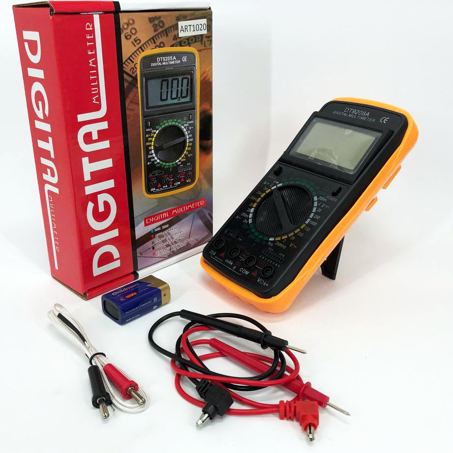 Мультиметр с подсветкой дисплея Digital DT-9208A, Измерительные приборы-мультиметры, VH-169 Хороший мультиметр Киев - изображение 4
