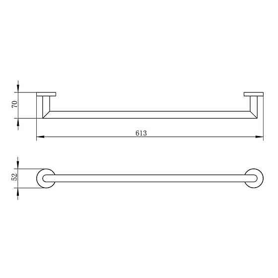 Держатель для полотенец IMPRESE HRANICE хром Киев