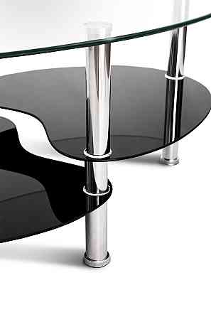 Стіл журнальний Ненсі XS-3191, чорний Київ