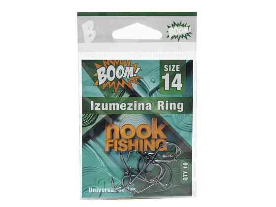 Крючок для мирной рыбы Izumezina Ring No14 (10 шт/уп) (BN) ТМ BOOM Киев