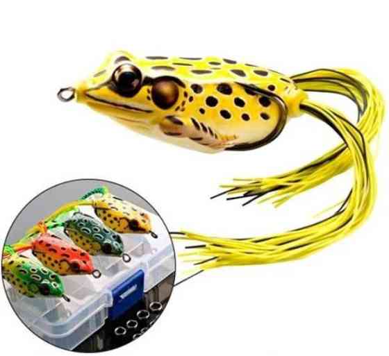 Набір воблерів силіконових Nervous Frog, 4 шт Вінниця