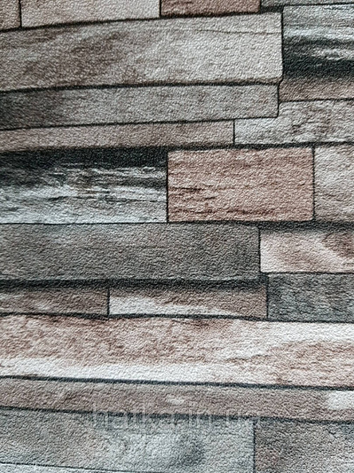 Обои виниловые на флизелине Marburg 31730 Imagine под песчаник коричневый кремовый черный Киев - изображение 1