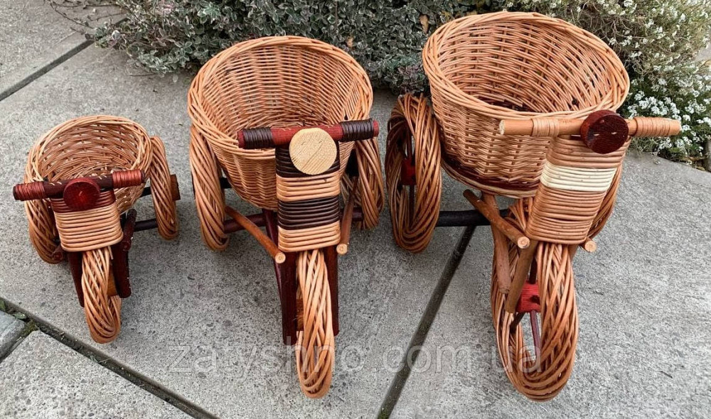 Плетеная подставка под вазон ( набор) Киев - изображение 2