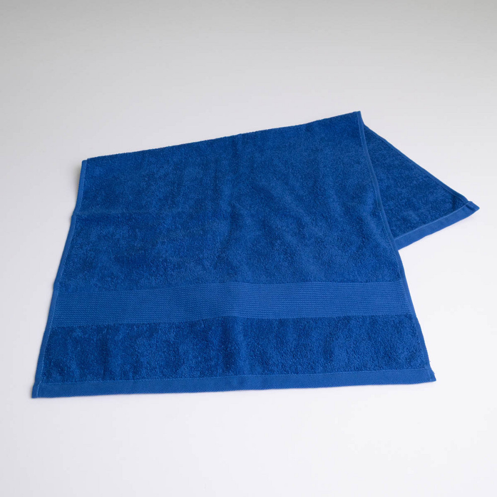 Рушник для рук та обличчя махровий з Бордюром GM Textile 40х70см 400г/м2 (Синій) Суми - фото 12