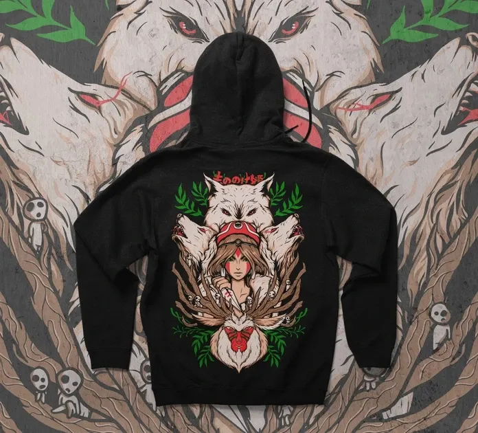 Худи для подростка мальчика с принтом Prince140140 Mononoke Размер 150 Anime11146 Днепр - изображение 1