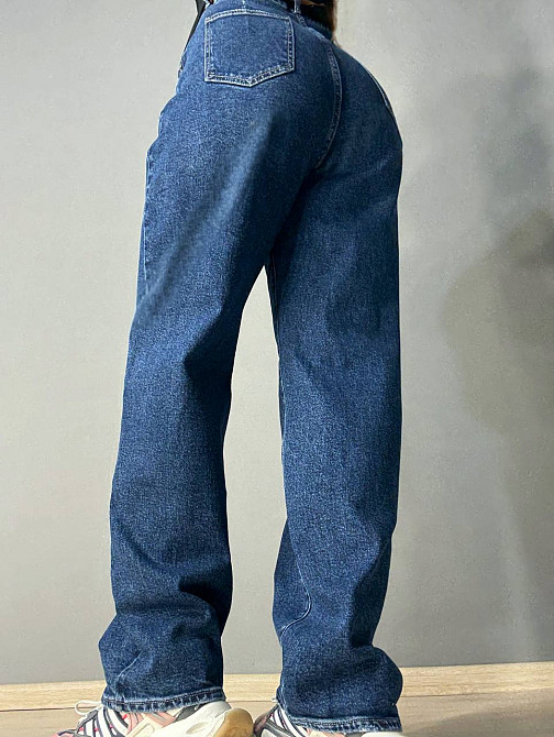 Джинсы женские Liana 478 skater jeans relax широкие с поясом синие, синий, 31, 31, 84 см, 112 см Киев - изображение 6