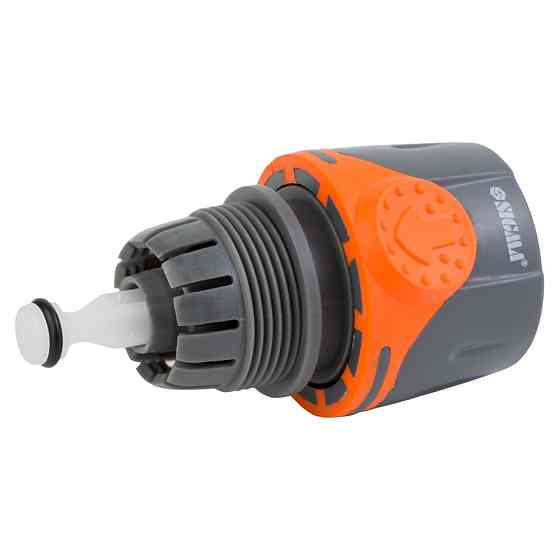 Конектор 1⁄2" швидкознімний для шланга 1⁄2" аквастоп (ABS+TPR) FLORA (5015494) Київ