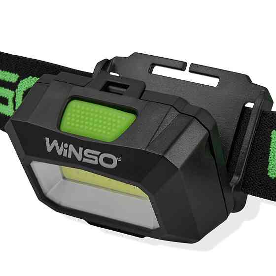 Фонарь налобный Winso 100Lm, 3W COB, 3xAAA, белый/красный Львов