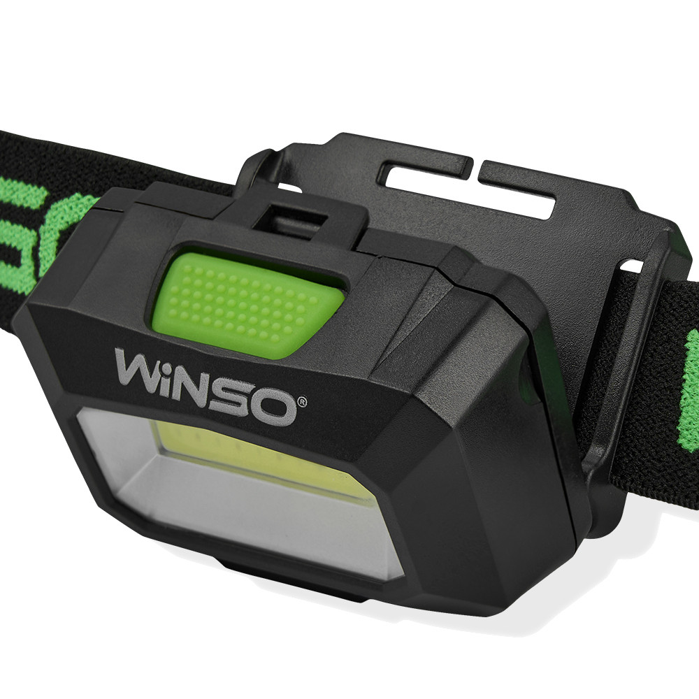 Фонарь налобный Winso 100Lm, 3W COB, 3xAAA, белый/красный Львов - изображение 4