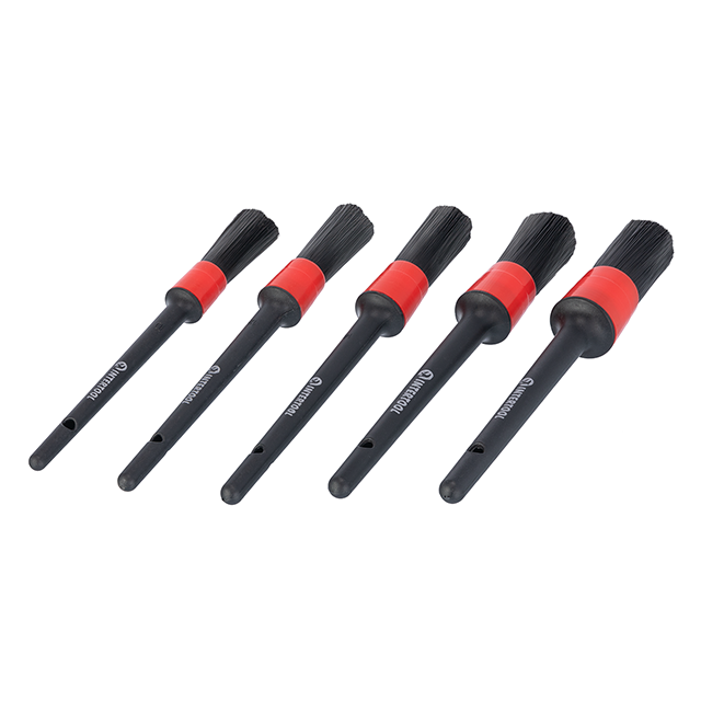 Набір кистей, 5 шт., для детейлінгу і хімчистки INTERTOOL AT-0100 Київ - фото 3