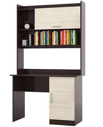 Стол для ученика с Надстройкой Эверест Школьник-5 венге + дуб молочный (DTM-2167) Львов