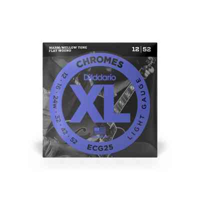Струны для гитары D'Addario XL Chromes Light (12-52) (ECG25) Винница