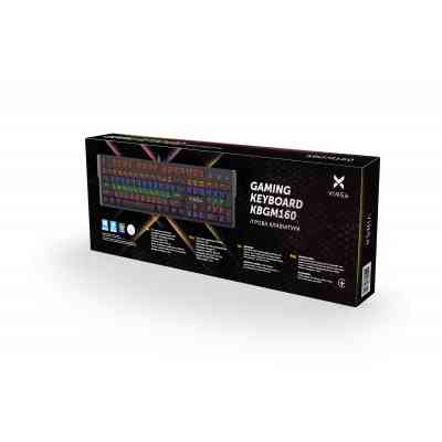 Клавіатура Vinga KBGM160 LED Outemu Blue USB Black (KBGM160 Black) Вінниця