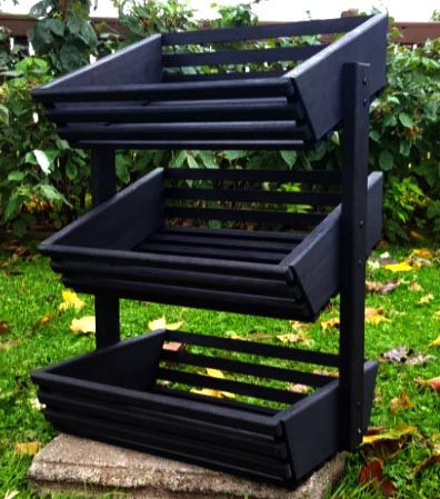 Стелаж для овочів і фруктів "Капчорі" венге Миколаїв - фото 1