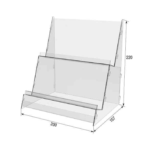 Подставка EKOSTAR под товар 2х ярусная 200х157х220 Киев