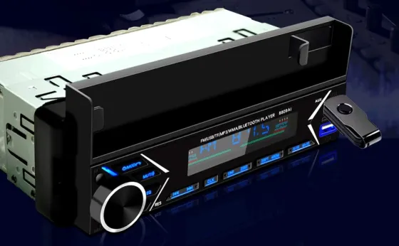 Автомагнитола MP3 7001 BT с Bluetooth, держателем для телефона, USB, AUX, FM, сенсорный экран Киев