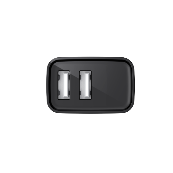 Зарядний пристрій мережевий 2USB 2,1А чорний Havit HV-H131P Житомир - фото 4