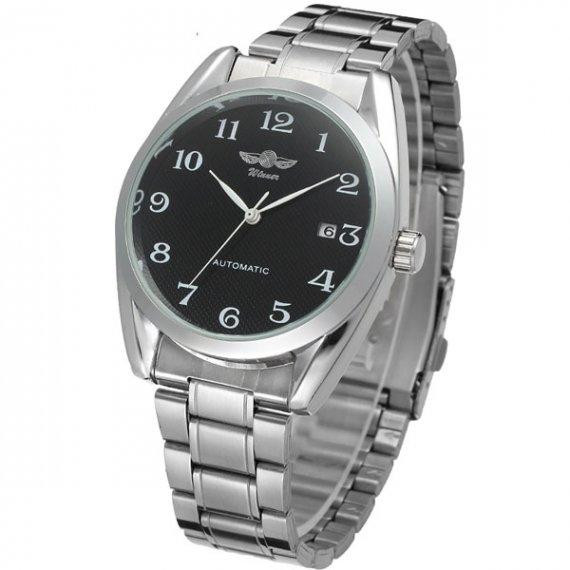 Мужские наручные часы Winner Handsome (Серебристые) Киев - изображение 1