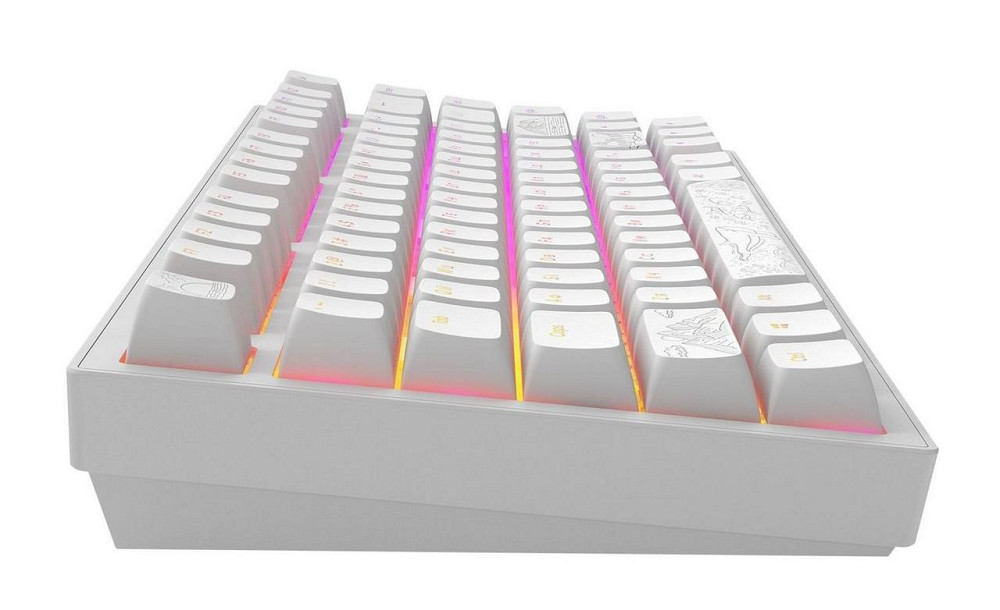 Клавіатура Dark Project ALU81 Terra Nostra White (DPKB_NOSTRA_81_ANSI_WHITE_UA) ( Білий ) Харьков - изображение 7