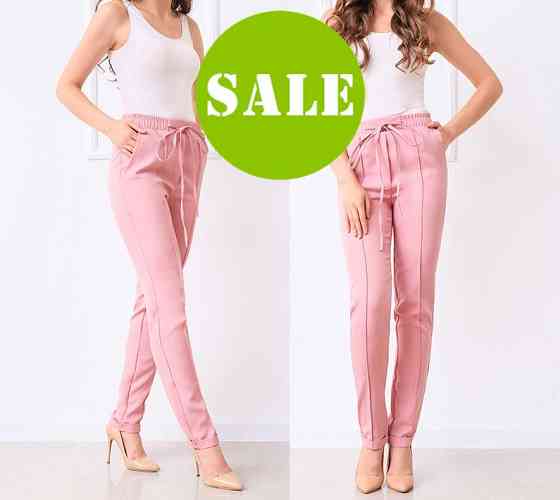 Жіночі брюки батал з високою посадкою "Indigo" оптом | Розпродаж моделі Київ