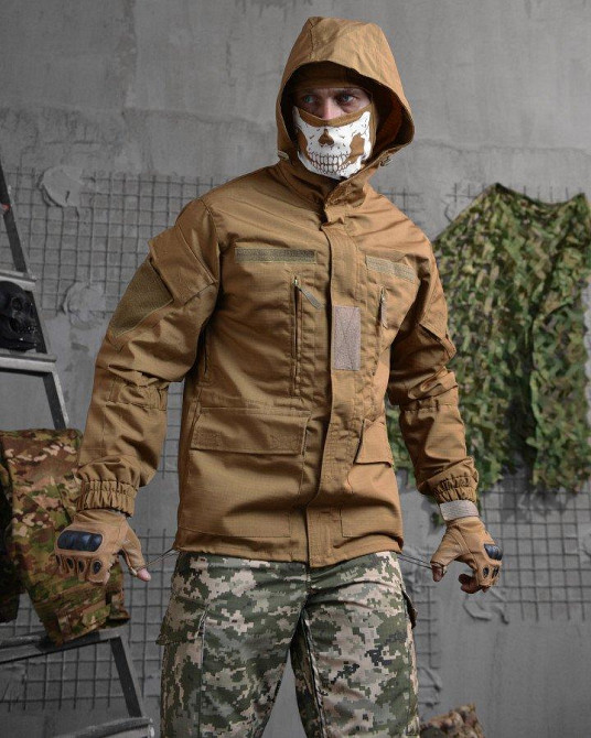 Тактическая  куртка кайот mansory кайот  ВН1094 Одесса - изображение 4