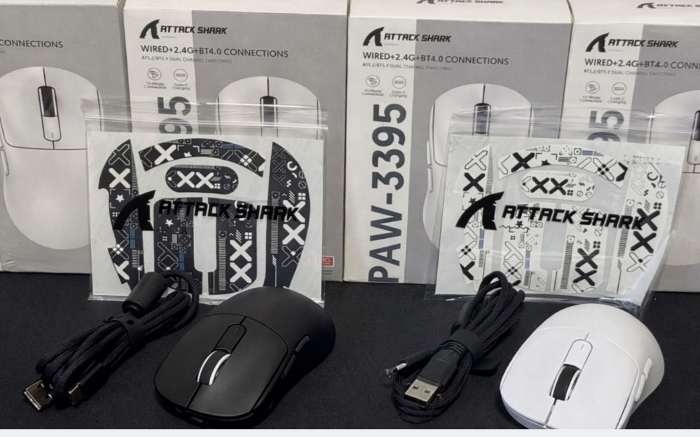 Гарантия!!️ Attack Shark x6 x3 x11 r1 игровая беспроводная мышь PW3395 Харьков - изображение 3