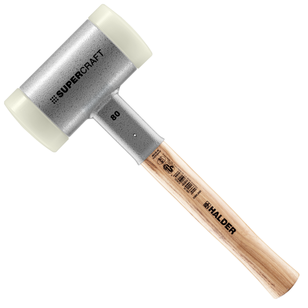 Молоток безынерционный HALDER Supercraft 3366 с деревянной ручкой, Ø=70 мм, m=2215 г, І=370 мм (3366.070) Одесса - изображение 2