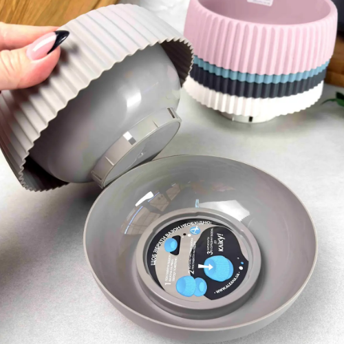 Вазон Бохо 22см низький какао Алеана Житомир - изображение 4