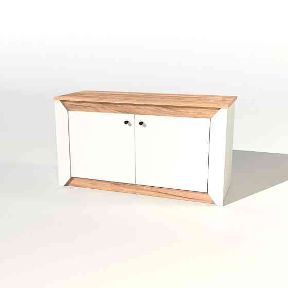 Тумба 2-х дверная закритая Эверест Нордик-980 98х38х53 см Белый + Дуб крафт золотой (DTM-5525) Днепр